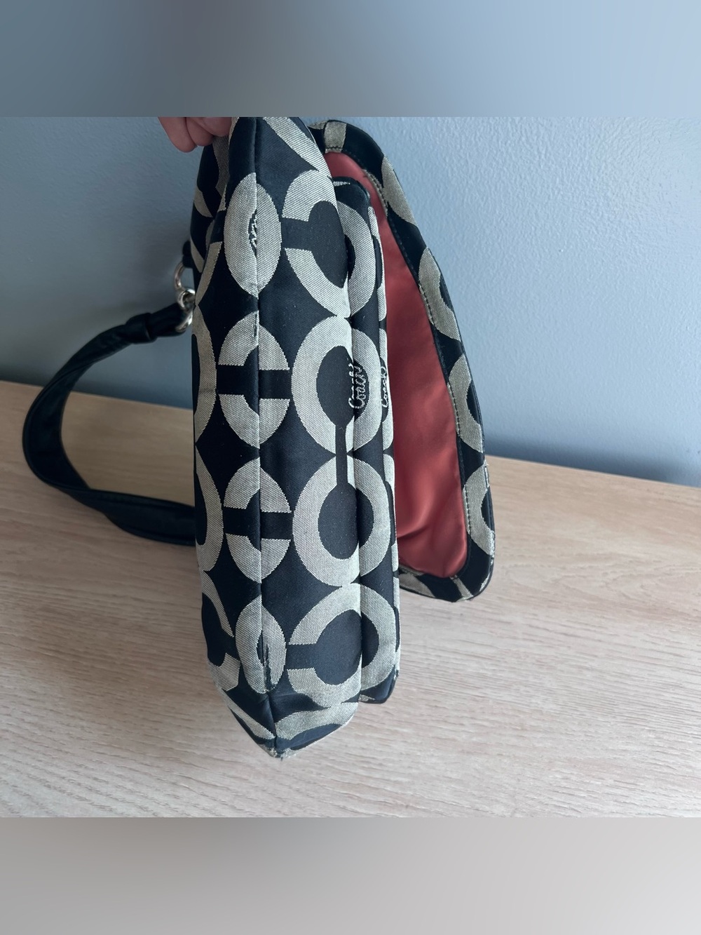 Coach Kristen Op Art Hobo Bag - Picture 4 of 7